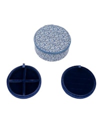 Jewelry box round mw Liberty Pepper Blue