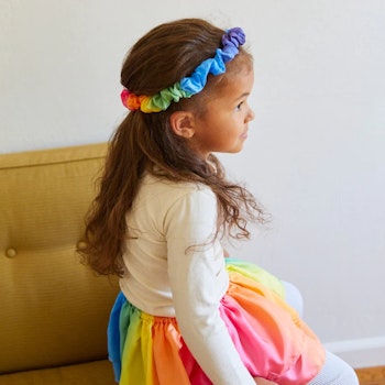 Hårkrans - Rainbow - från Sarah's Silks