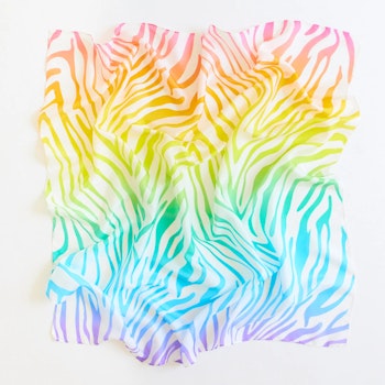 Playsilk Zebra Regnbåge - från Sarah's Silks