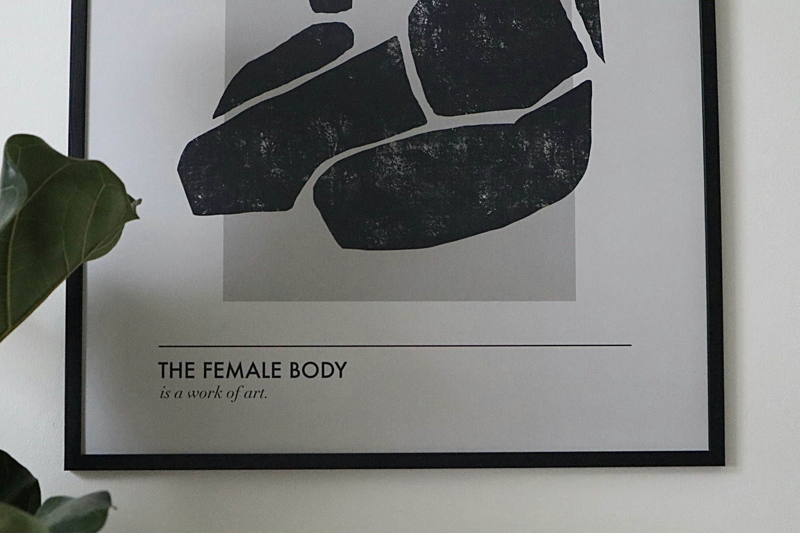 Poster Female Body (välj storlek)