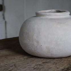 Beige Handgjord Urna