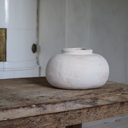 Beige Handgjord Urna
