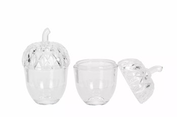 Ekollon glasburk med lock