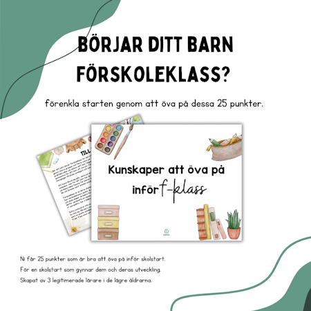 Inför F-klass