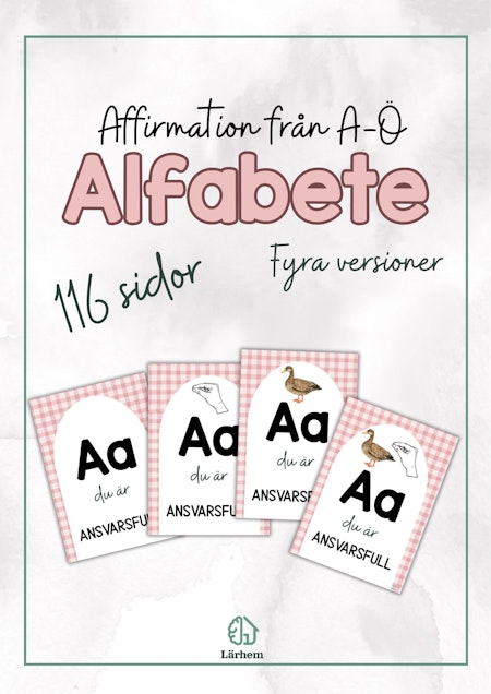 alfabete - affirmation