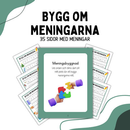 Bygg om meningarna