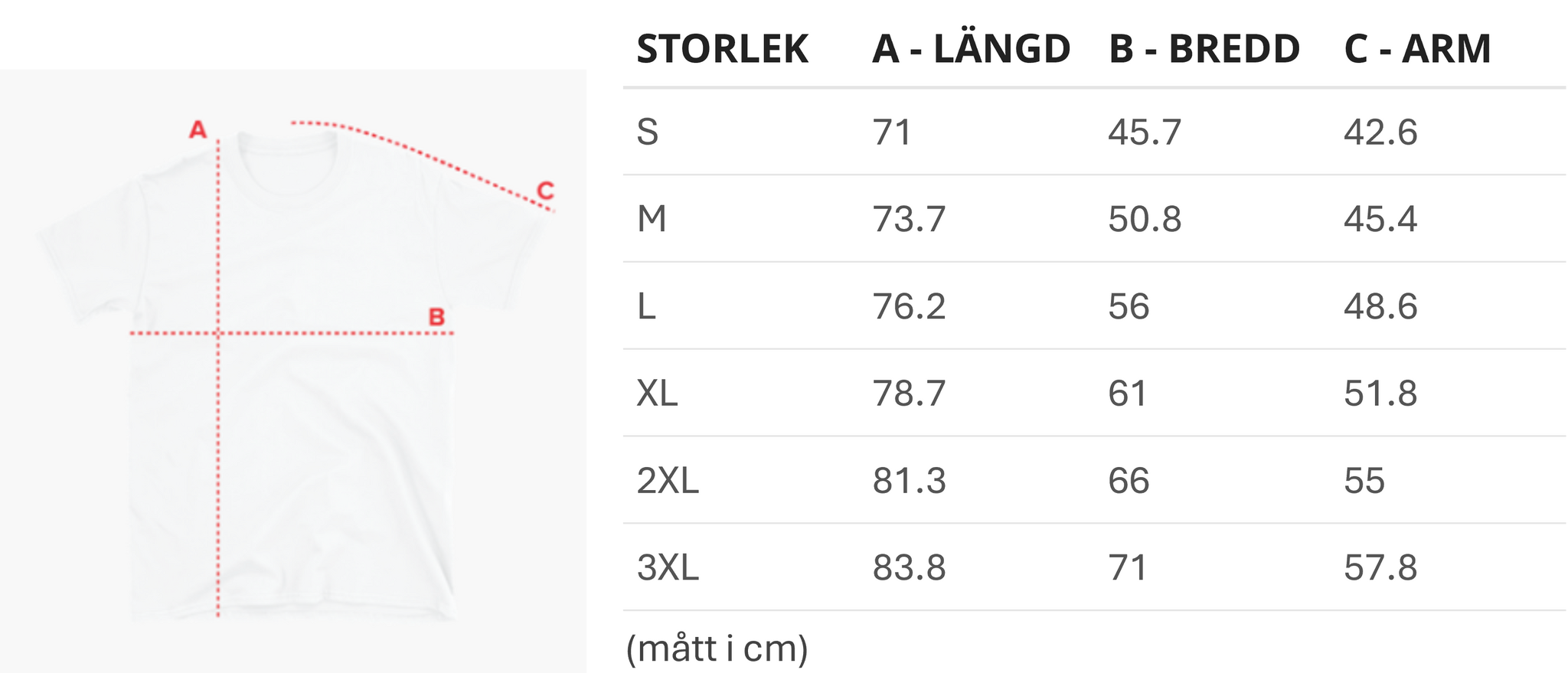 Storlek L: Röd T-shirt - Spökdivisionen F10 Ängelholm