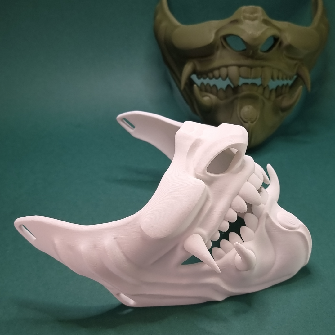 Oni Mask in 3D printing