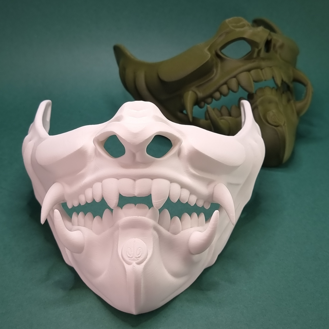 Oni Mask in 3D printing