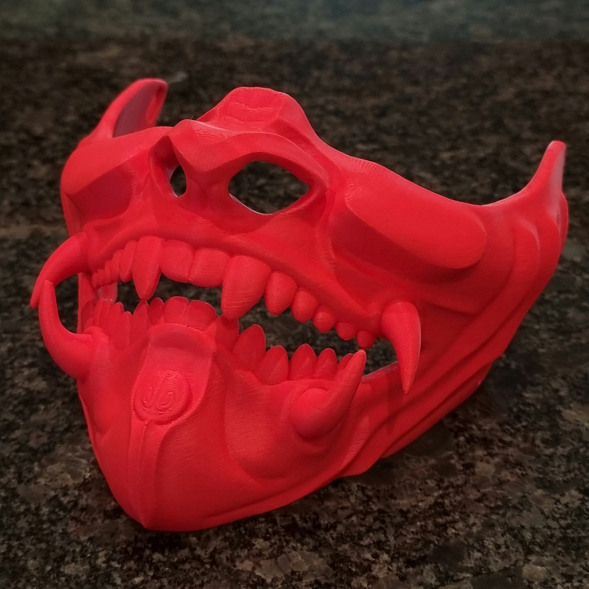 Oni Mask in 3D printing