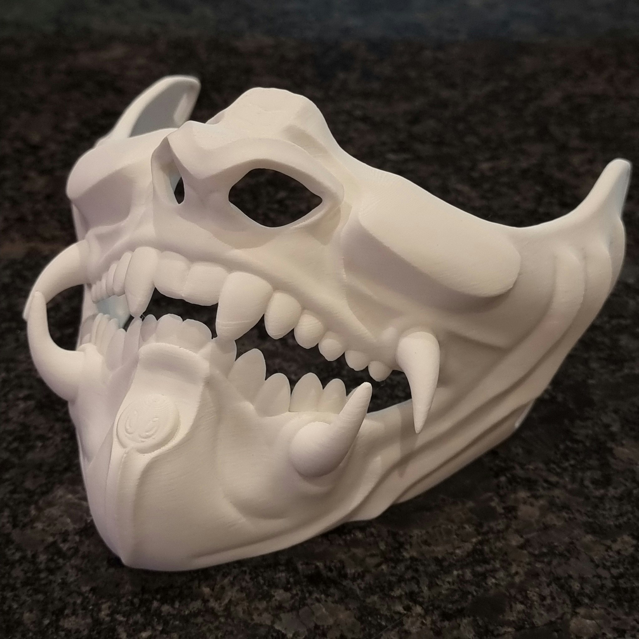 Oni Mask in 3D printing