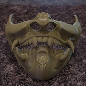 Oni Mask in 3D printing