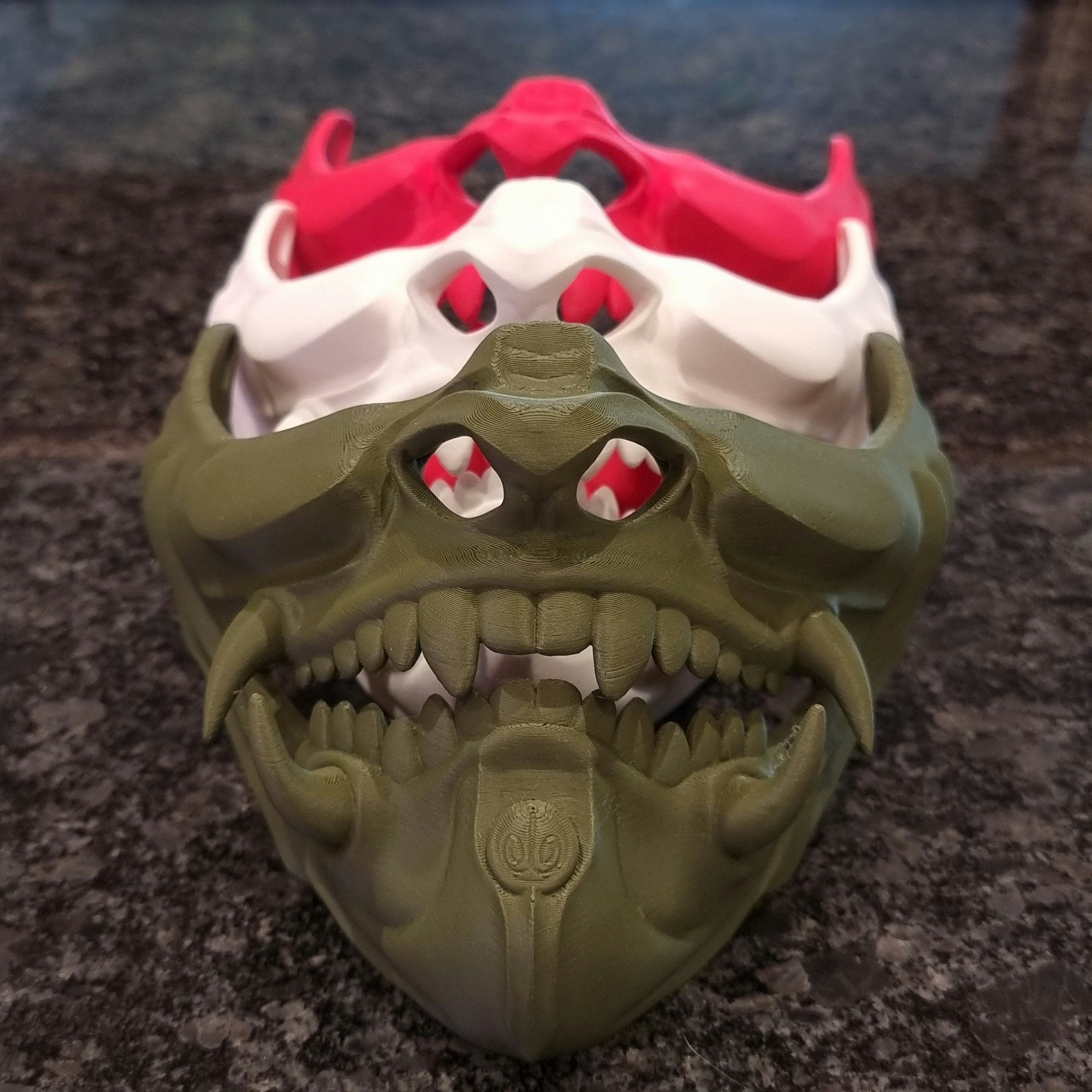 Oni Mask in 3D printing