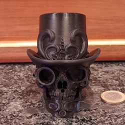 Steampunk sugar skull / dödskalle