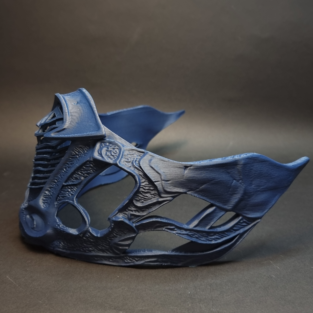 3D-Printed SubZero Cosplay Mask – Mortal Kombat Inspired, PLA Material