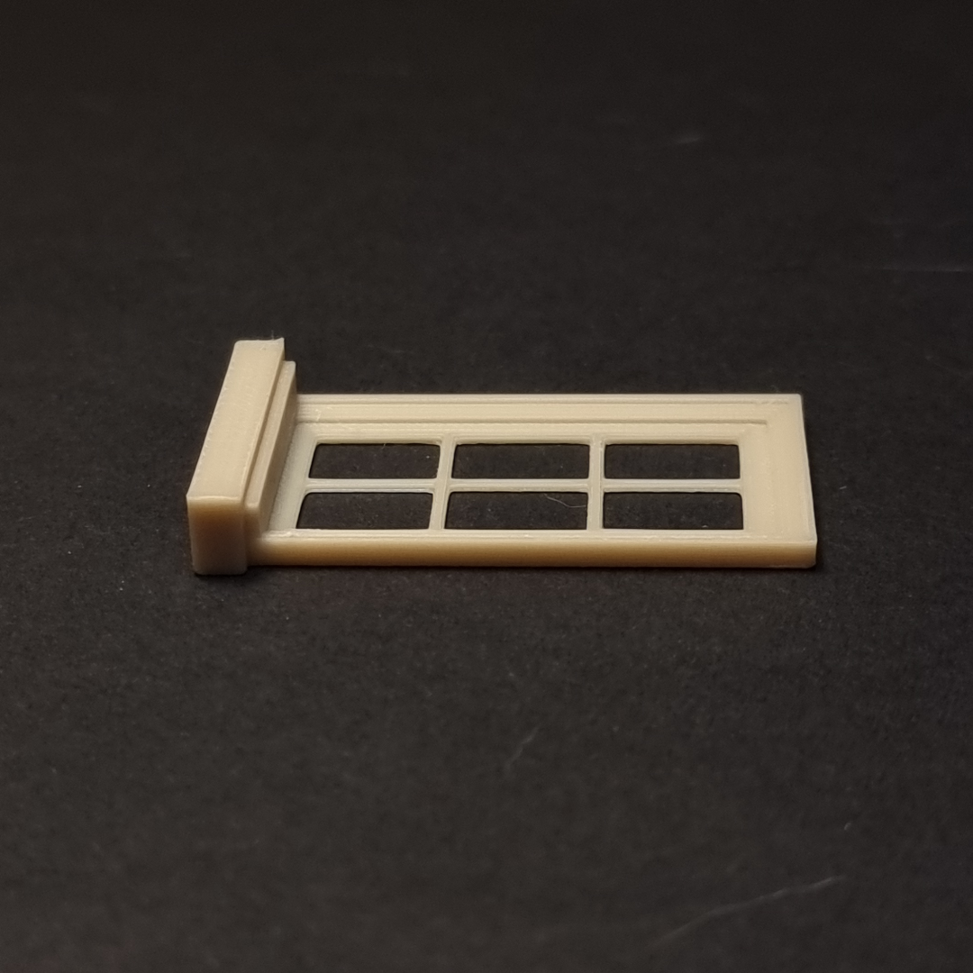 Window set in scale 1/35 - 4 pieces