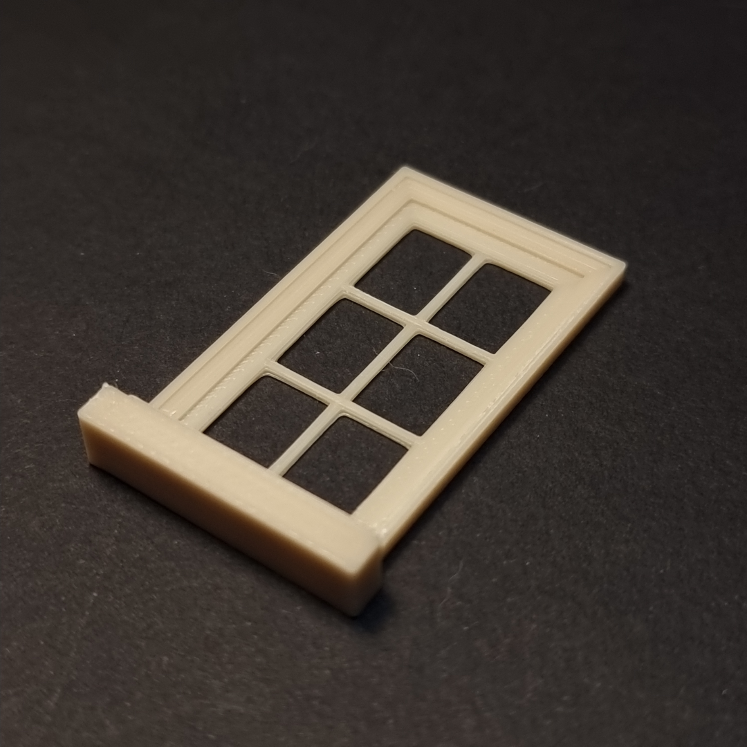 Window set in scale 1/35 - 4 pieces