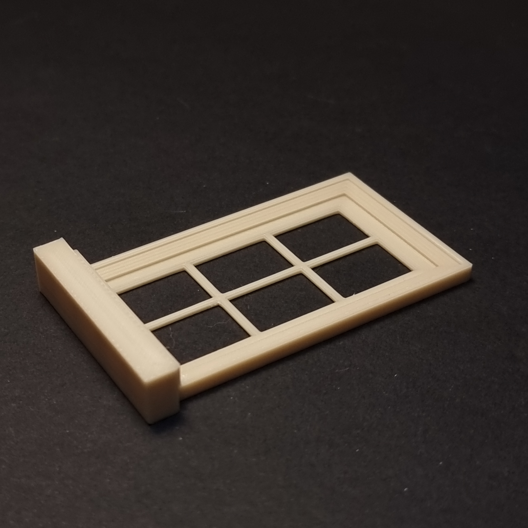 Window set in scale 1/35 - 2 pieces