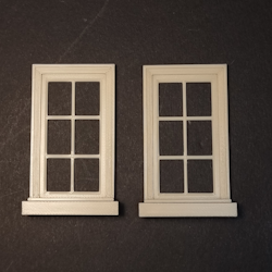 1/35 Scale 3D Printed Windows – Pack of 2