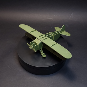 Biplane Waco YKS-6 - 3D-printed simple build model
