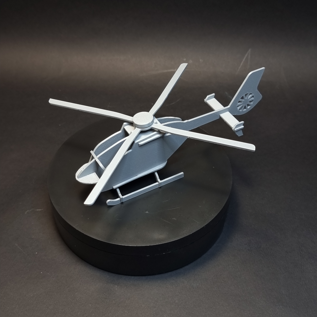 Helicopter Airbus H135 - 3D printed simple construction model