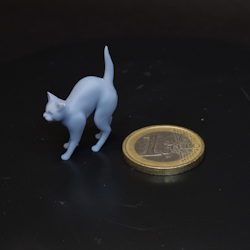 Väsande kattminiatyr 1/24 skala