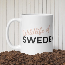 Moose and Flowers - Wildlife of Sweden mug