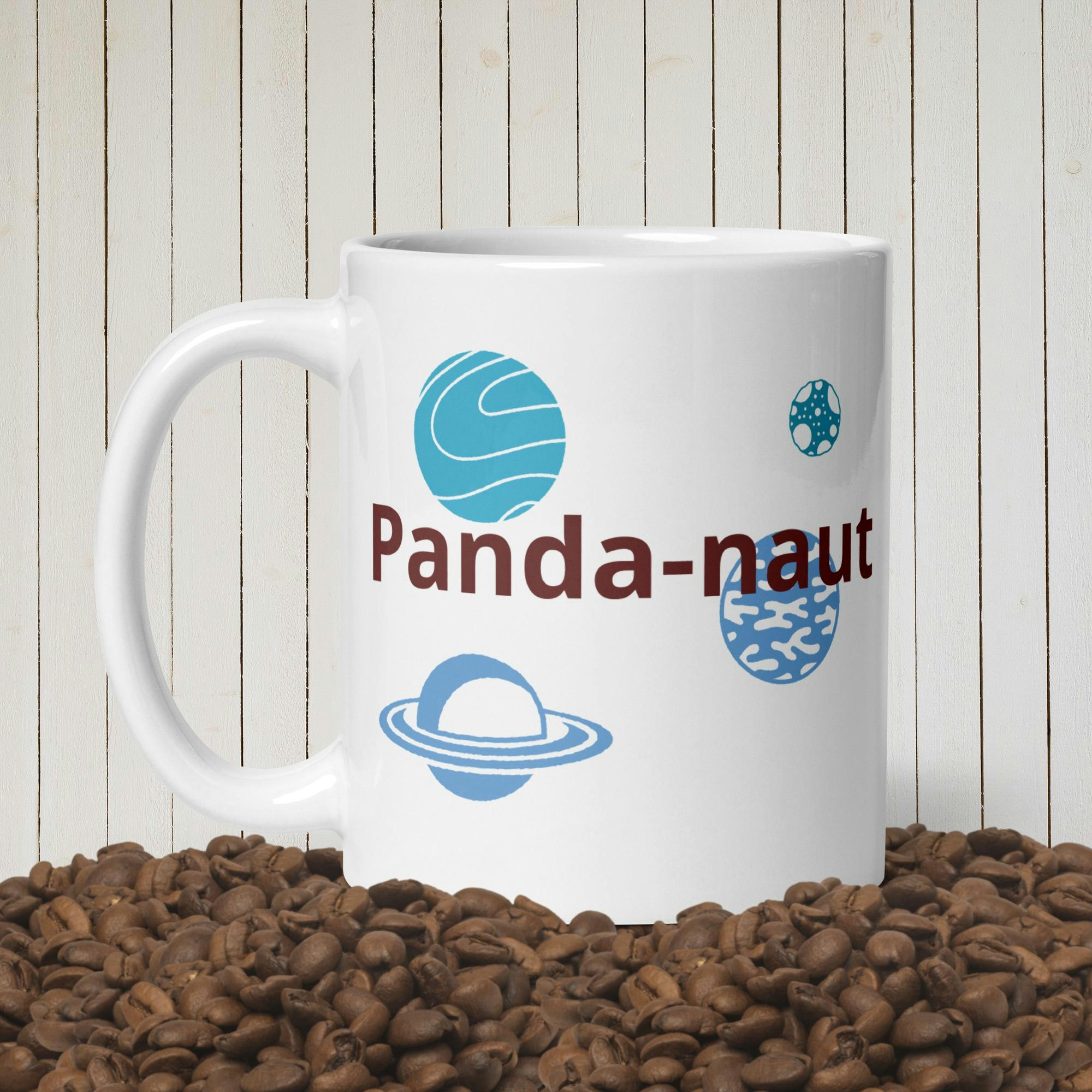 Panda-naut Mug | Cute Red Panda Design | Customizable Text | Perfect for Animal Lovers
