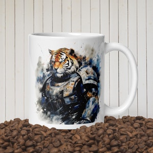 TigerMarine - Don't Live in Comfort Zone mug