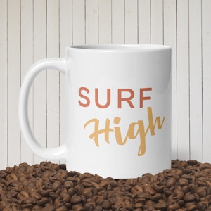 Sunset Surfer - Surf High mug