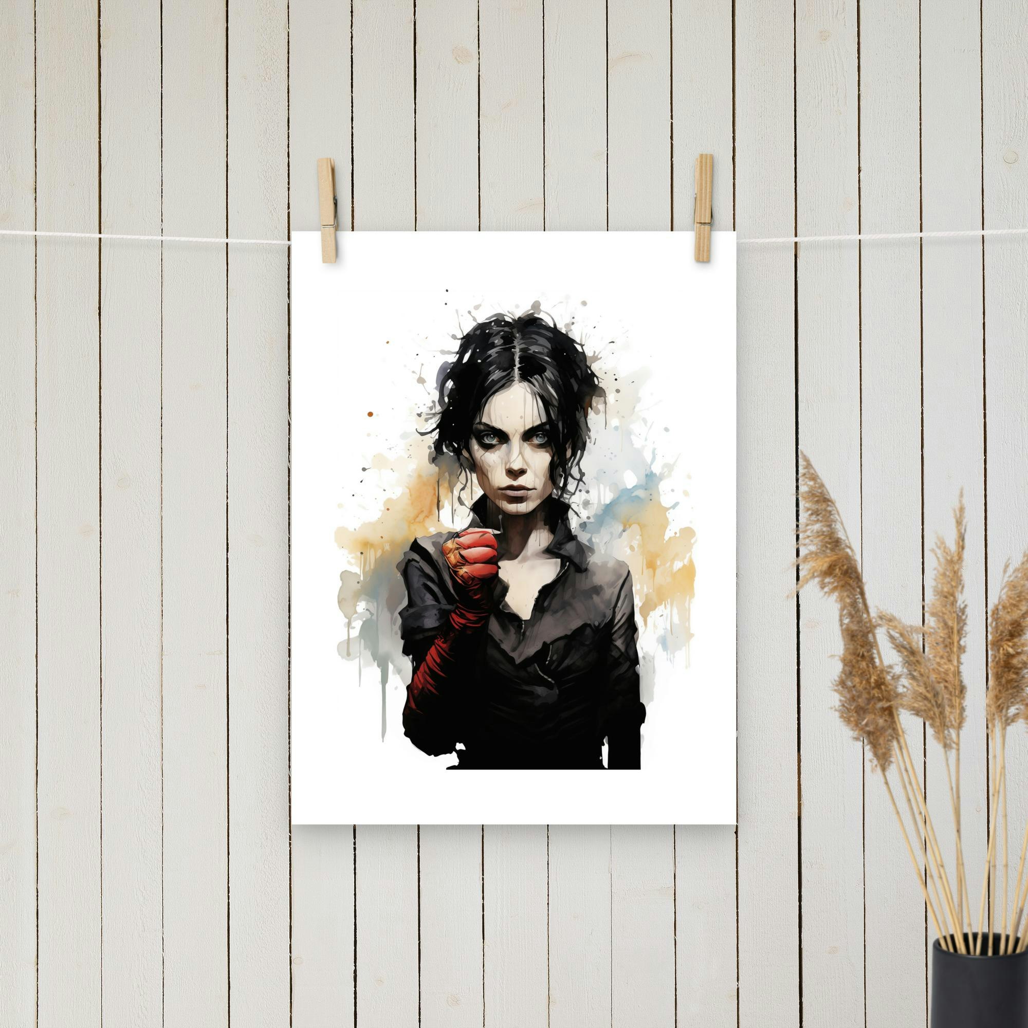 Female Edward Scissorhands poster
