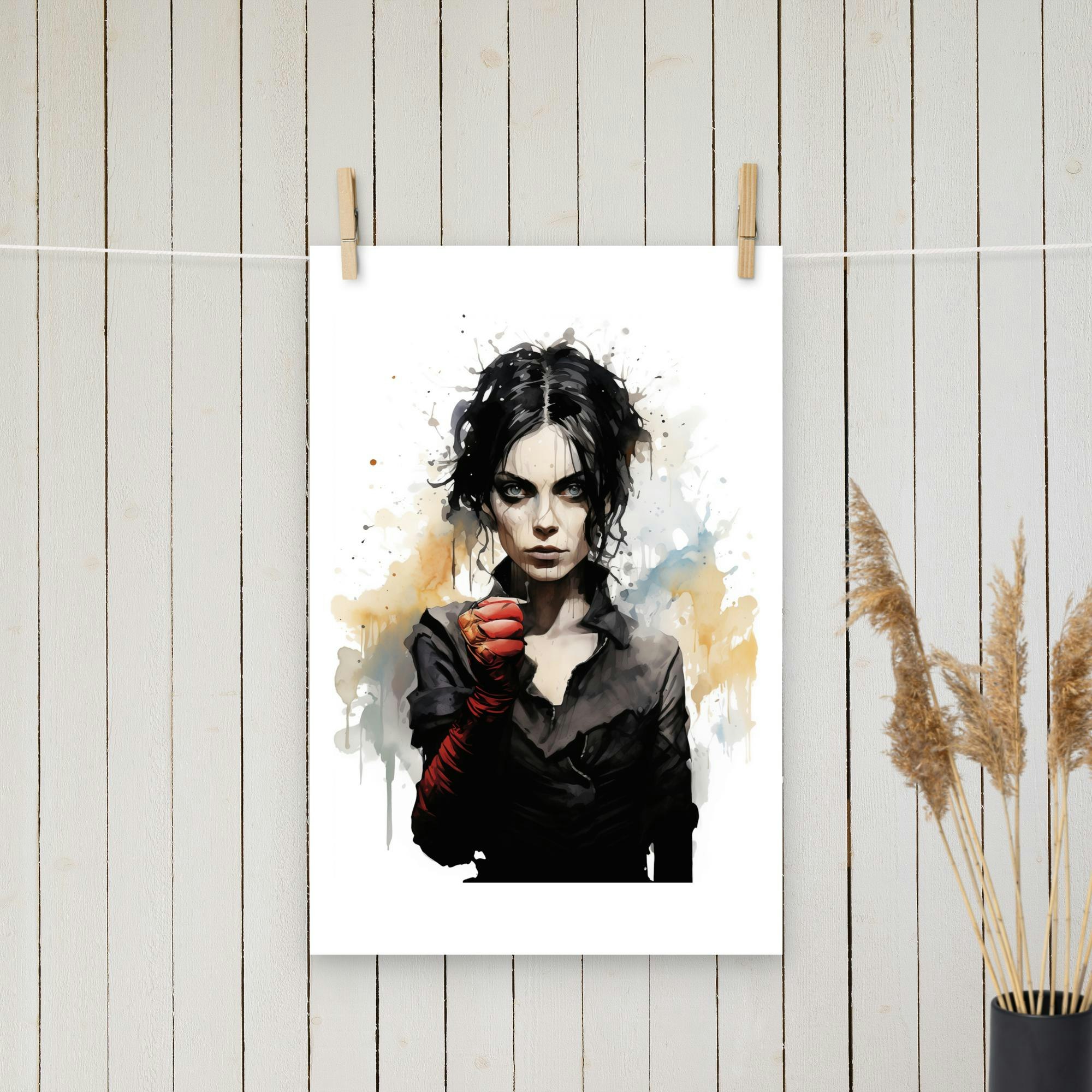 Female Edward Scissorhands poster