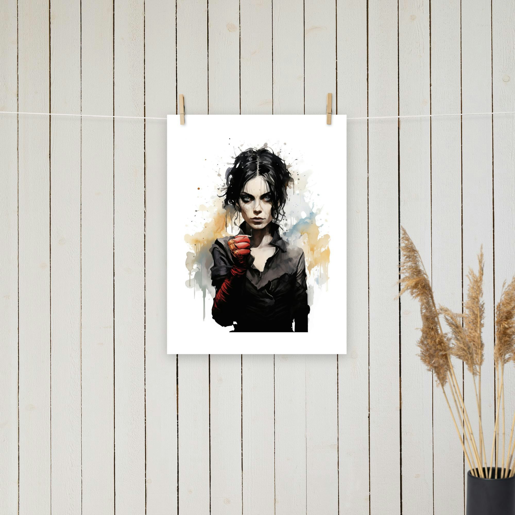 Female Edward Scissorhands poster