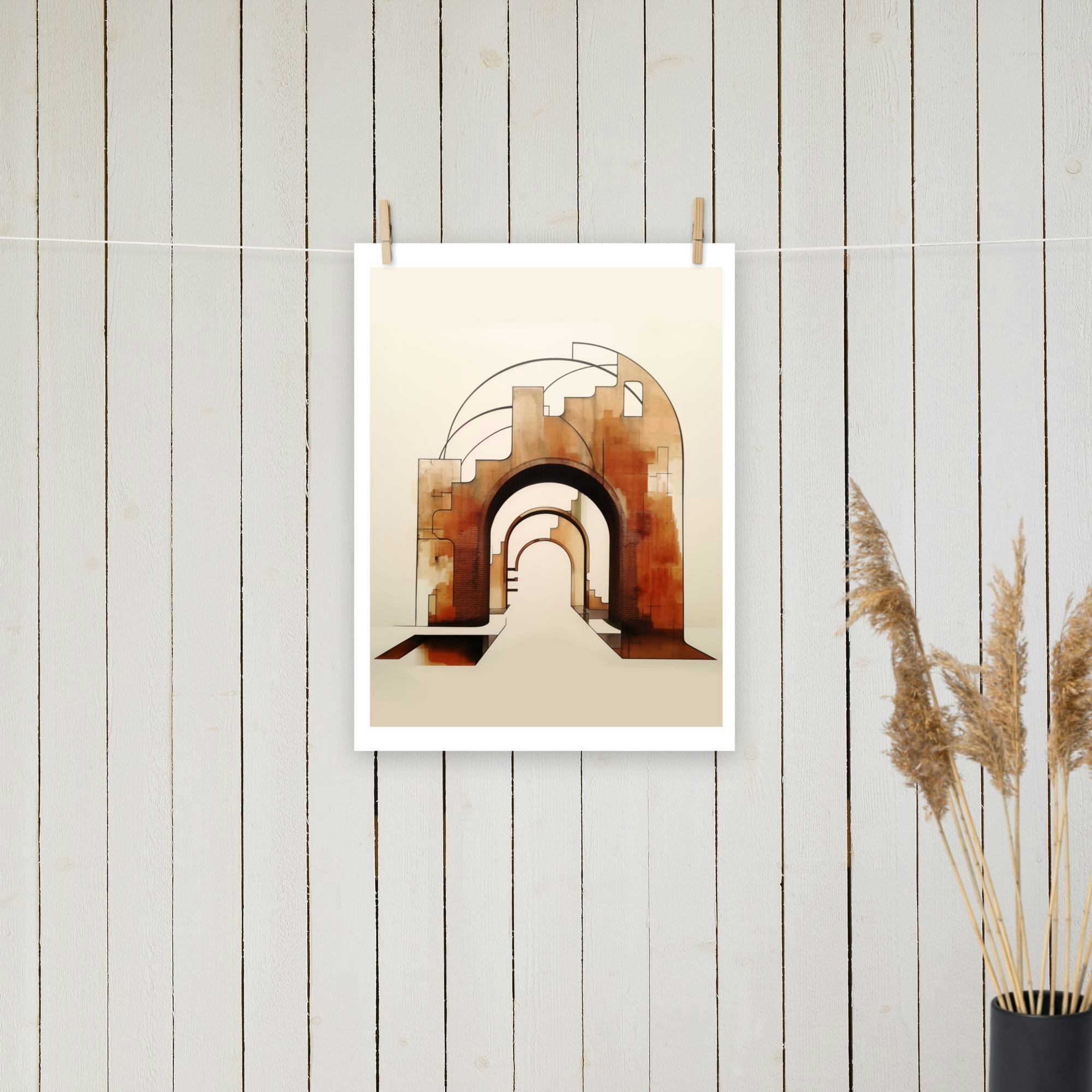 The Arch - Surreal Architecture poster