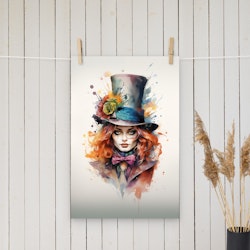 Female Mad Hatter Poster