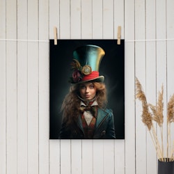 Female Mad Hatter Poster