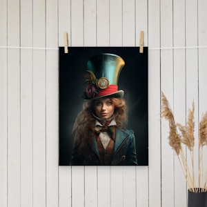 Female Mad Hatter Poster