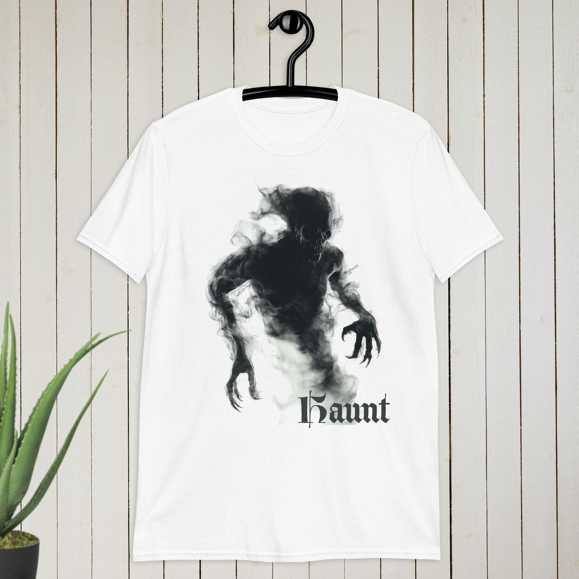 Haunt Geist T-Shirt | Scary Monster | Halloween | Customizable Text Tee & Shirt