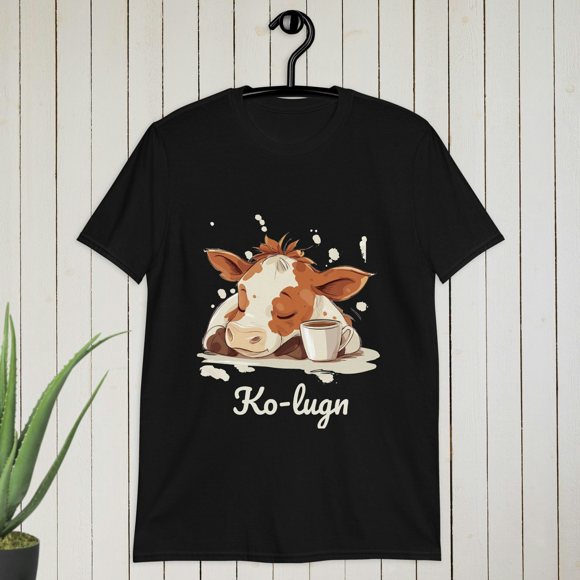 Ko-Lugn Cow T-shirt | Customizable Text Tee & Shirt | Perfect Gift for Cow Lovers