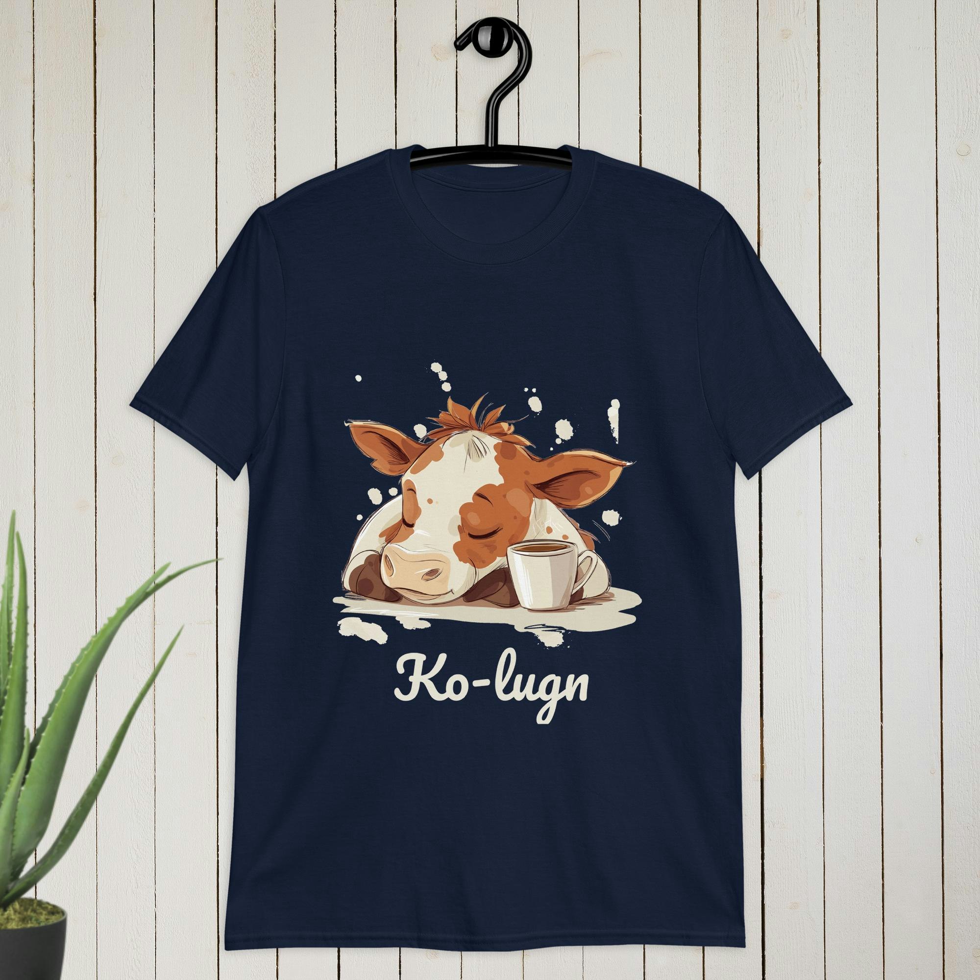Ko-Lugn Cow T-shirt | Customizable Text Tee & Shirt | Perfect Gift for Cow Lovers