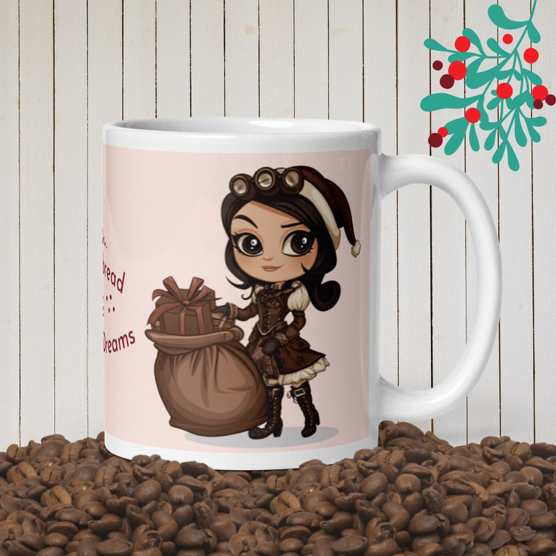 Tiny Looter - Gingerbread & Gadget Dreams mug