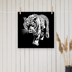 Tiger Silhoutte poster
