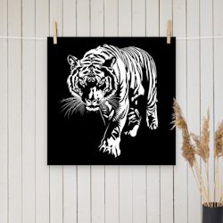 Tiger Silhoutte poster