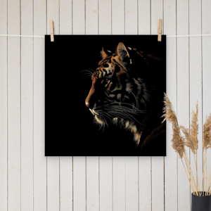 Tiger Silhoutte poster