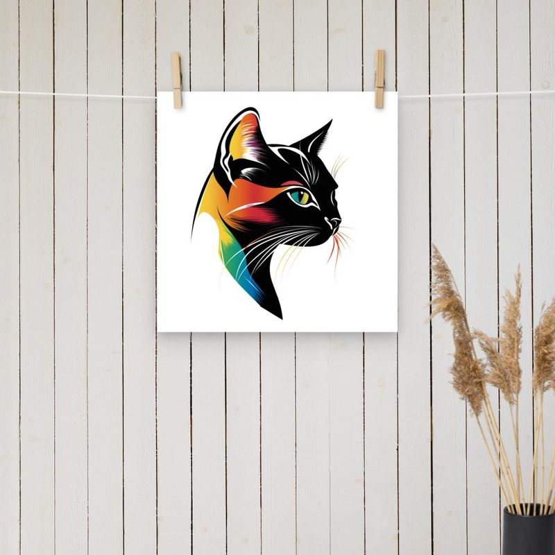 Cat Art poster