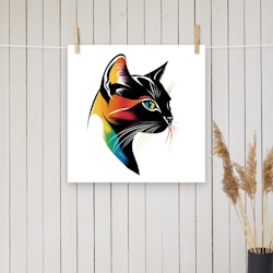 Cat Art poster