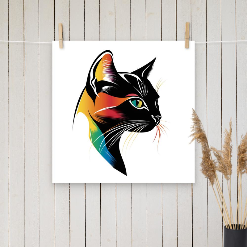 Cat Art poster