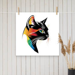 Cat Art poster
