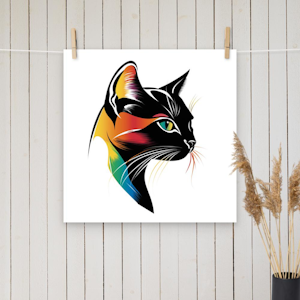 Cat Art poster