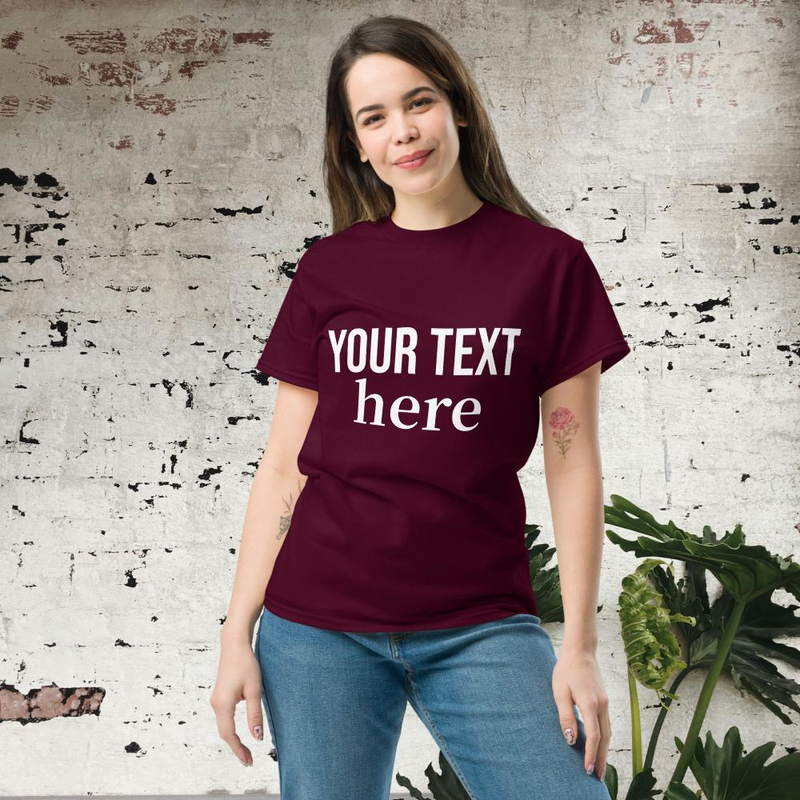 Lägg Till Din Egen Text - T-shirt